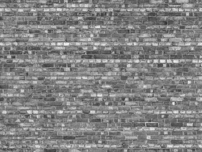 Old Brick Wall Mural Black and White is a grey brick wallpaper that's easy to hang and removable from AboutMurals.ca.