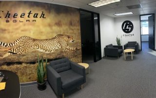 Cheetah Running Wall Mural - Cheetah Solar 3