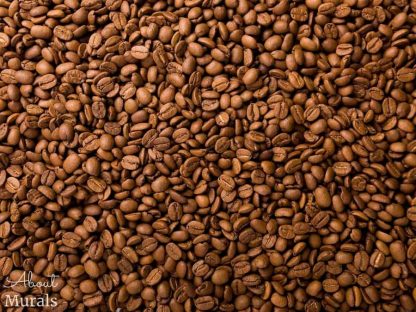 Coffee Beans Wallpaper is a photo mural of brown beans from About Murals