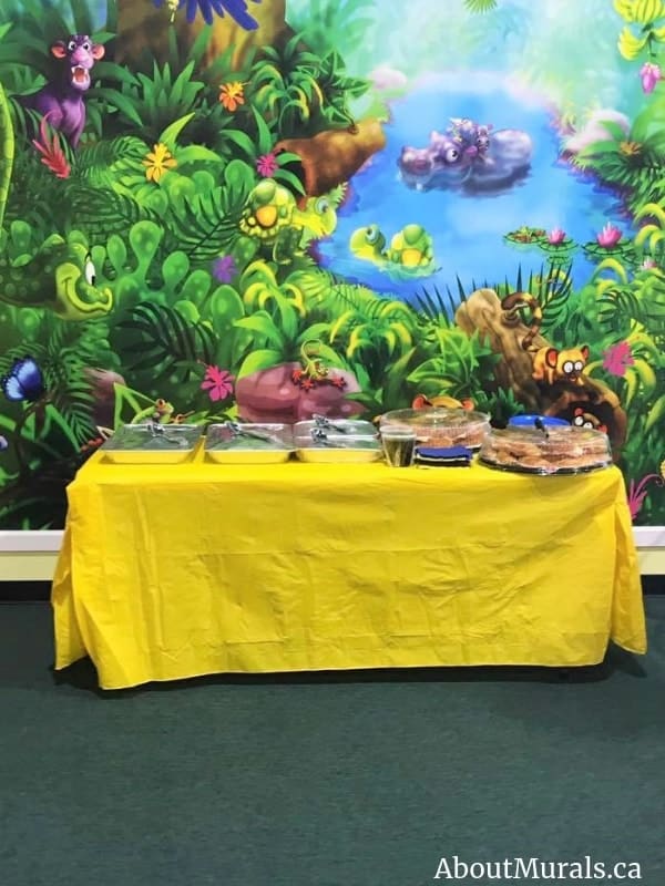 Jungle Wall Mural - Indoor Play Center 2