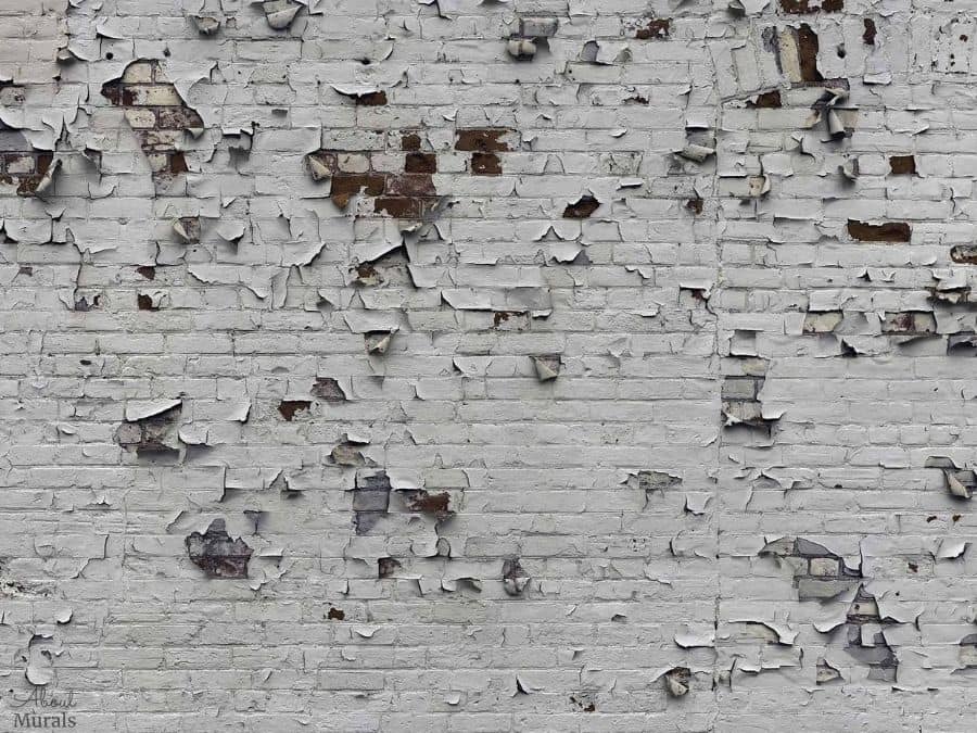 Peeling Paint Brick Wallpaper | About Murals
