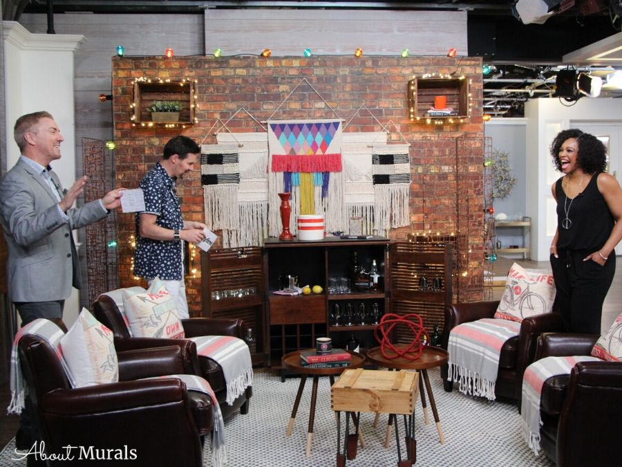 Removable Wallpaper on Cityline from AboutMurals.ca