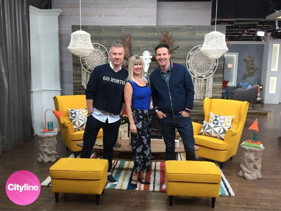 Barnwood Wallpaper as seen on Cityline with Colin & Justin from About Murals