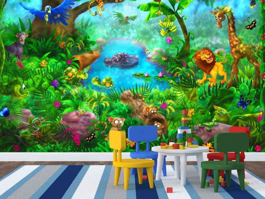 Kids Jungle Wallpaper - Customer Room Ideas from About Murals