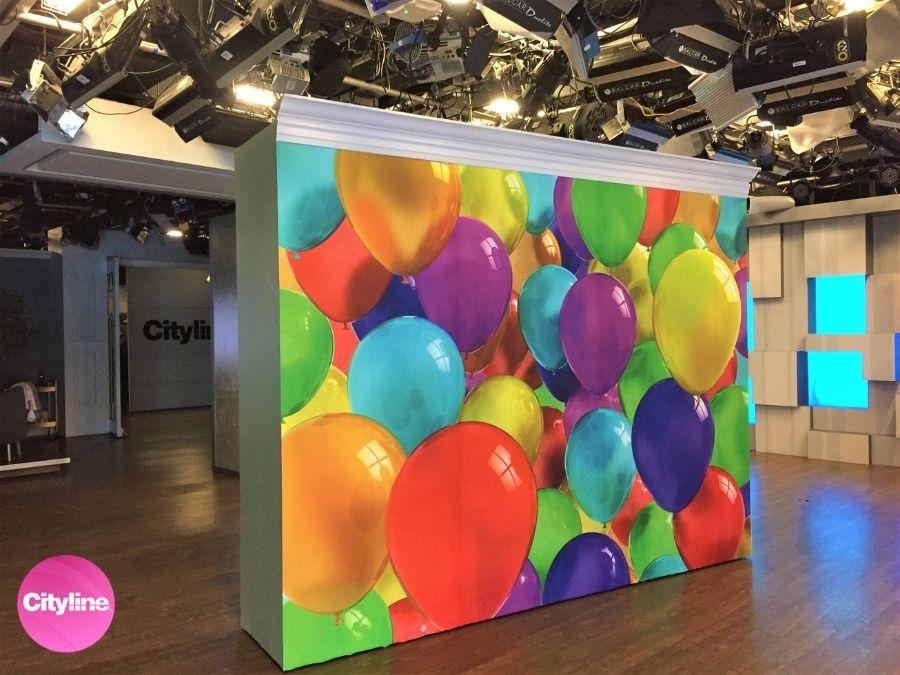 Party Room Wallpaper as seen on Cityline from About Murals