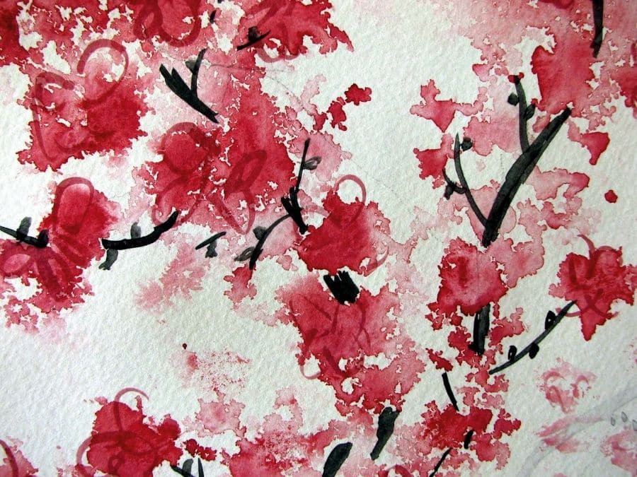 Cherry Blossom Art Wallpaper | About Murals