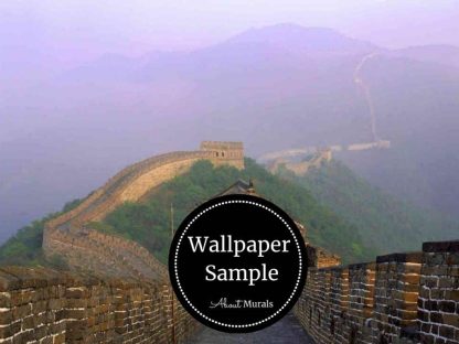 Great Wall of China Mural is a spiritual wallpaper with view of great wall of China. Wallpaper samples available from About Murals.