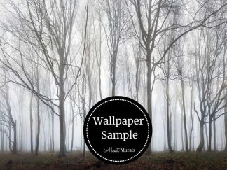 Tree Silhouette Mural is a forest black and white with dead forest. Wallpaper samples available from About Murals.