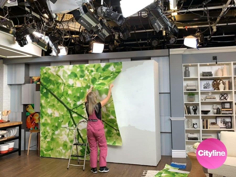 Removable Wallpaper, as seen on Cityline, from About Murals.