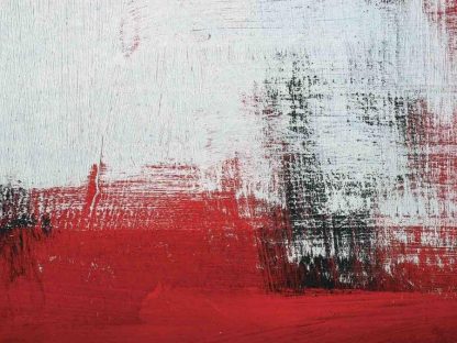 Red Abstract Wallpaper is a wall mural with a hurried red, black and white brushstrokes pattern from About Murals.