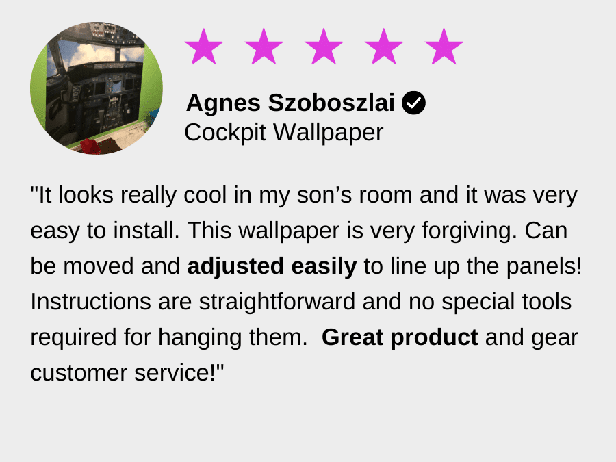 Murals wallpaper reviews from customer Agnes for About Murals
